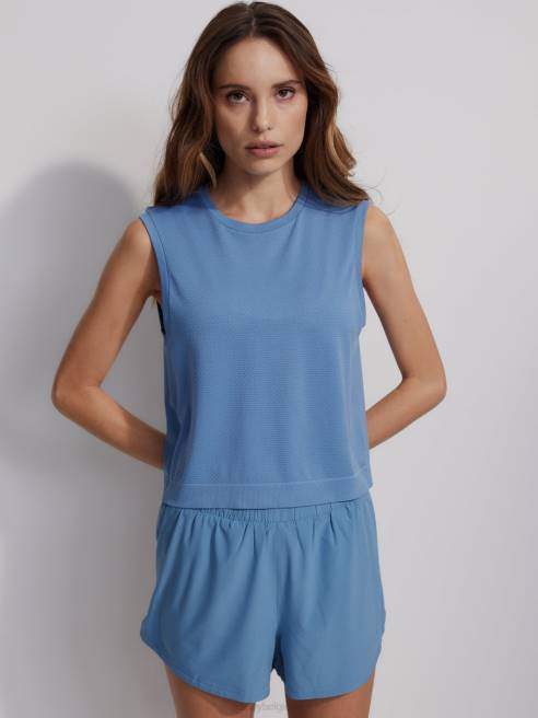 femmes réservoir de récolte sans couture de page Varley 8R2T43 ciel bleu vêtements