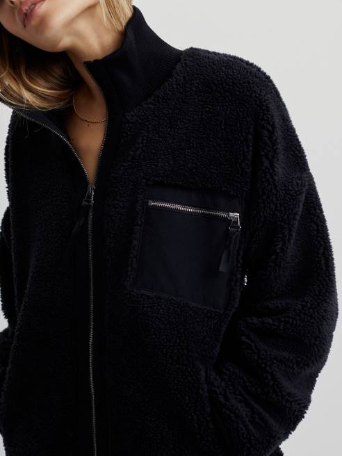 femmes veste marney Varley 8R2T475 noir vêtements