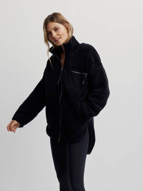 femmes veste marney Varley 8R2T475 noir vêtements