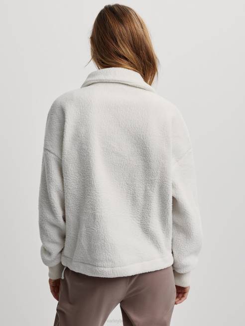 femmes veste polaire mayland Varley 8R2T437 murmure blanc vêtements