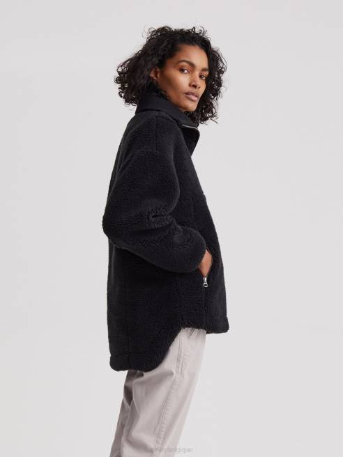 femmes veste stratton Varley 8R2T427 noir vêtements