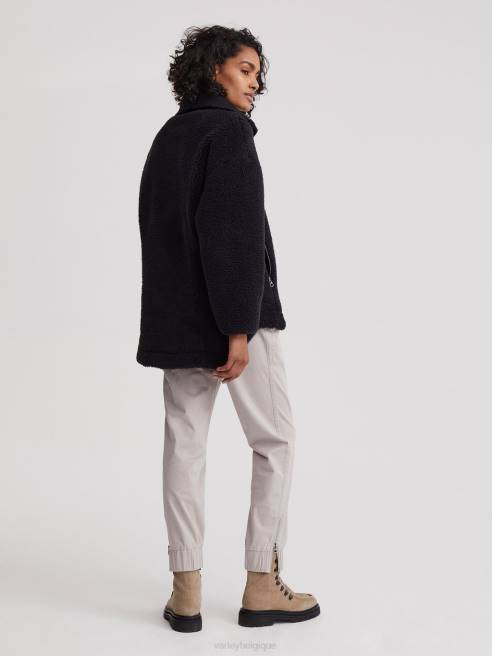 femmes veste stratton Varley 8R2T427 noir vêtements