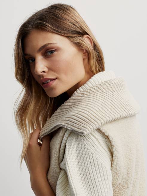 femmes gilet aspen Varley 8R2T459 coquille de sable vêtements