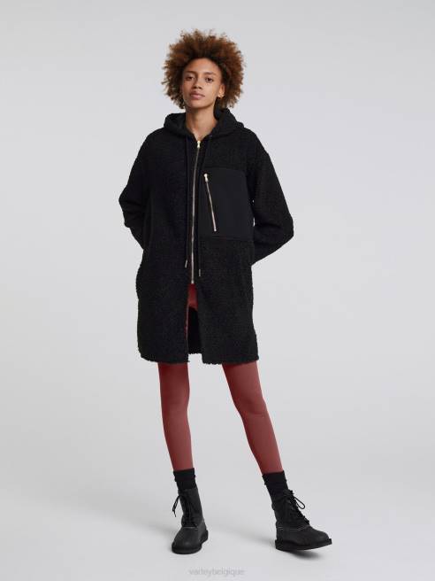 femmes manteau Olympe Varley 8R2T471 noir vêtements