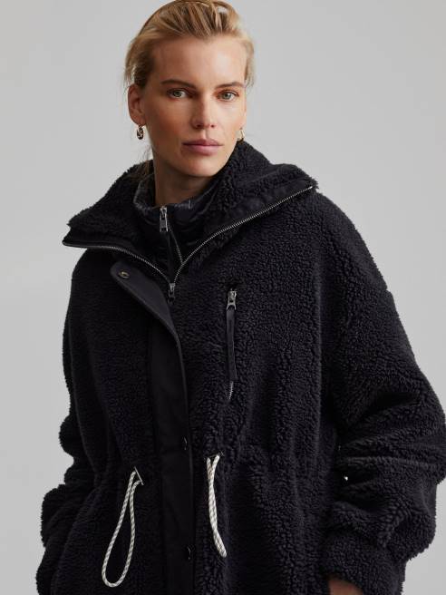 femmes manteau jones Varley 8R2T441 noir vêtements