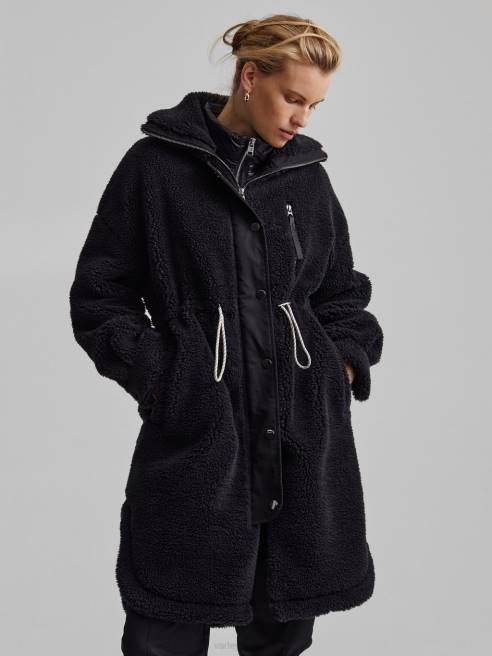 femmes manteau jones Varley 8R2T441 noir vêtements
