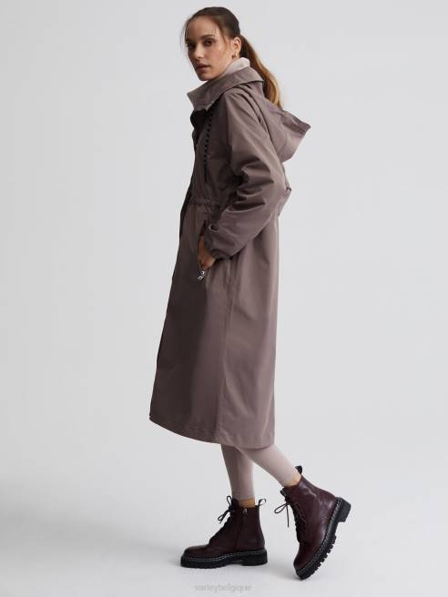 femmes parka longue bosquet Varley 8R2T455 fer vêtements