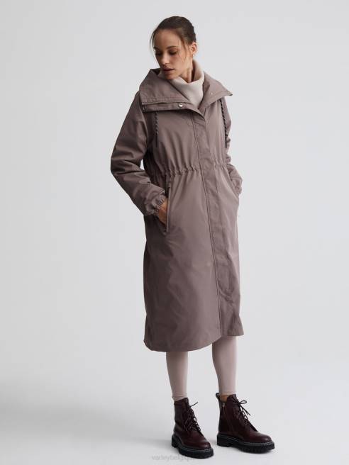 femmes parka longue bosquet Varley 8R2T455 fer vêtements