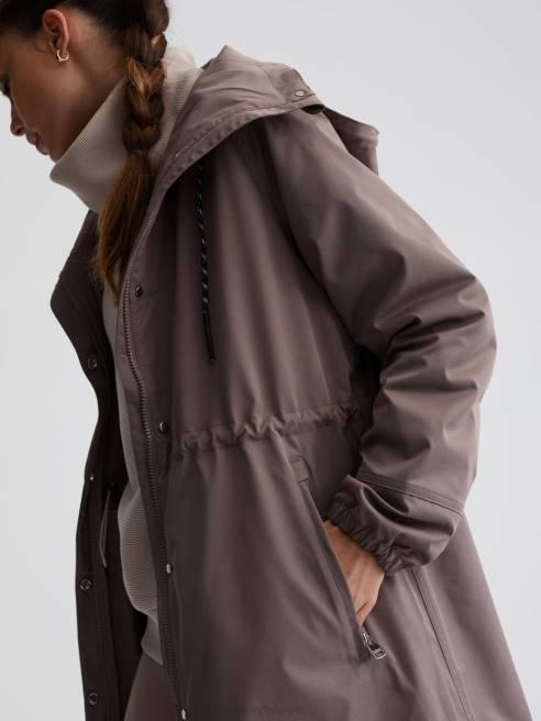 femmes parka longue bosquet Varley 8R2T455 fer vêtements