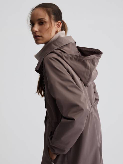 femmes parka longue bosquet Varley 8R2T455 fer vêtements