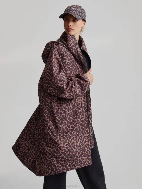 femmes veste de pluie cavanagh 2.0 Varley 8R2T417 animal flou en cuivre vêtements