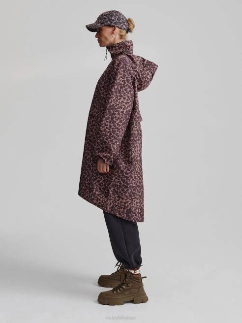 femmes veste de pluie cavanagh 2.0 Varley 8R2T417 animal flou en cuivre vêtements
