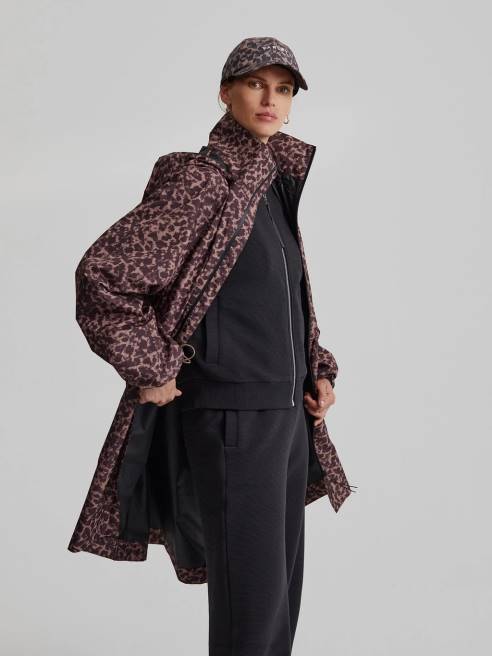 femmes veste de pluie cavanagh 2.0 Varley 8R2T417 animal flou en cuivre vêtements