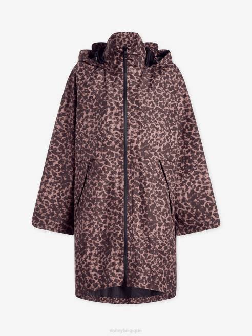 femmes veste de pluie cavanagh 2.0 Varley 8R2T417 animal flou en cuivre vêtements