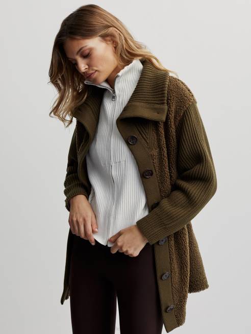 femmes veste elliot Varley 8R2T460 olive foncé vêtements