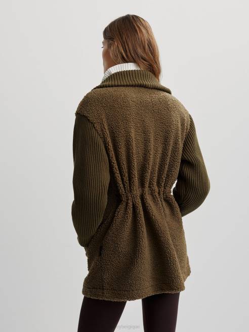 femmes veste elliot Varley 8R2T460 olive foncé vêtements