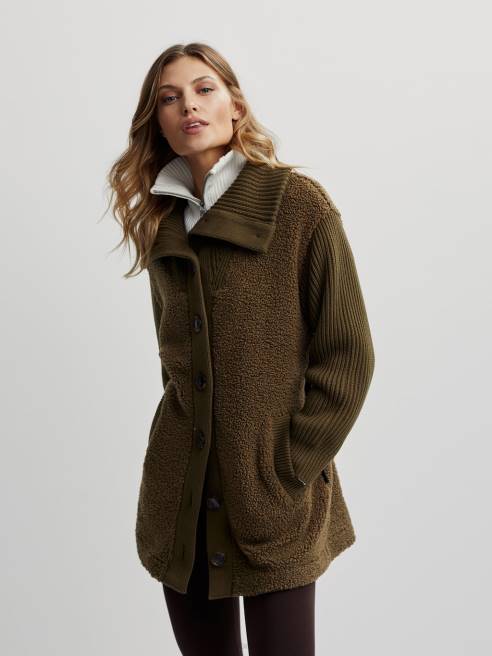 femmes veste elliot Varley 8R2T460 olive foncé vêtements