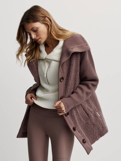 femmes veste elliot Varley 8R2T461 taupe profond vêtements