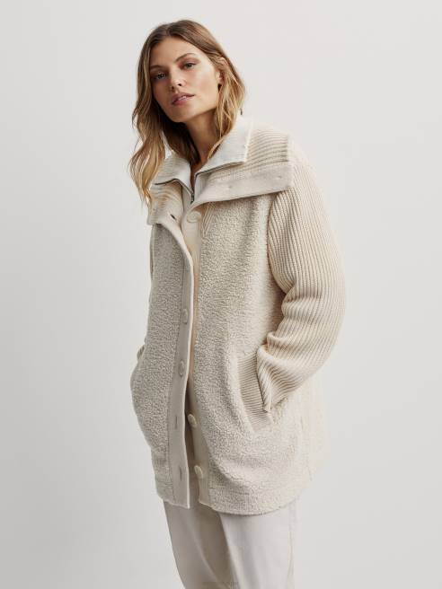 femmes veste elliot Varley 8R2T462 coquille de sable vêtements