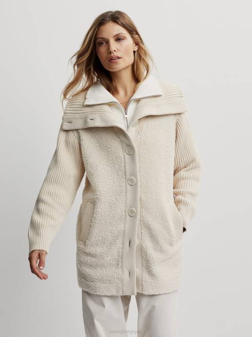 femmes veste elliot Varley 8R2T462 coquille de sable vêtements
