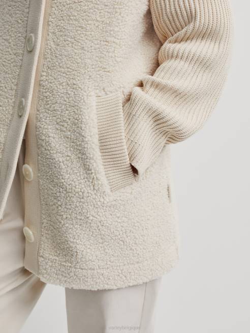 femmes veste elliot Varley 8R2T462 coquille de sable vêtements