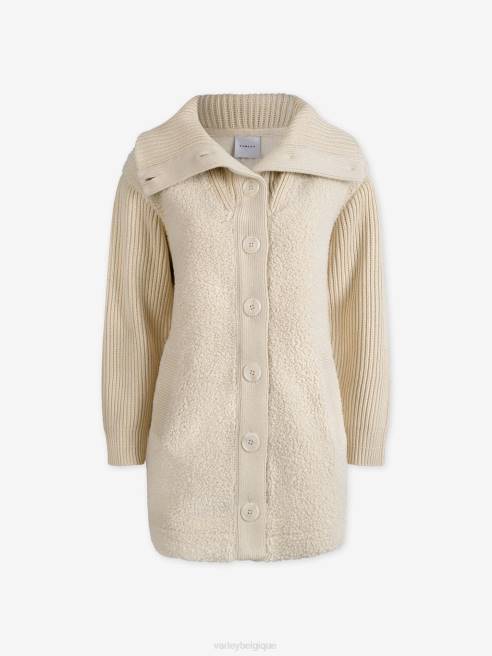 femmes veste elliot Varley 8R2T462 coquille de sable vêtements