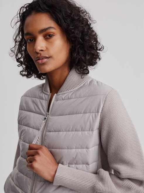 femmes veste larkin Varley 8R2T418 gris lunaire vêtements