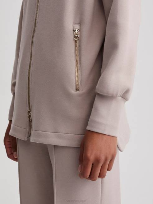 femmes veste zippée adair Varley 8R2T110 argile taupe vêtements