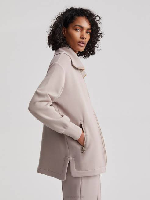 femmes veste zippée adair Varley 8R2T110 argile taupe vêtements